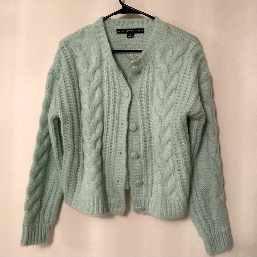 HYFVE Button Up Knit Sweater